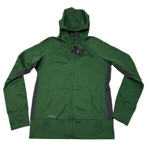 Nike Therma-Fit Hoodie Womens Medium Full Zip Sweatshirt Athletic 621952-361
